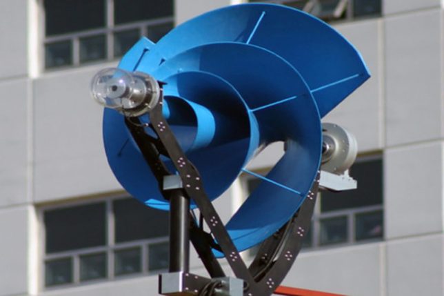 Small rooftop wind turbine