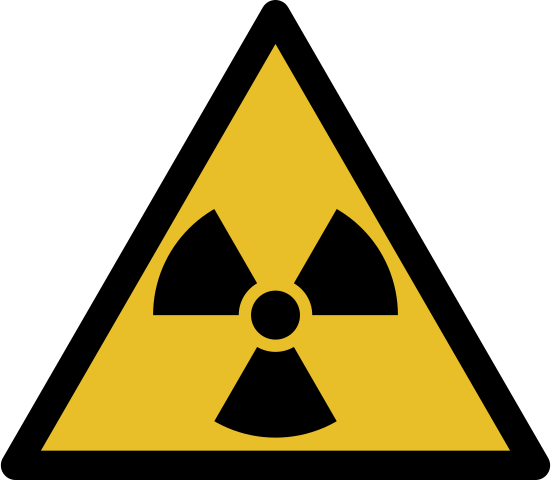 Internationally recognized symbol. Warning sign of Ionizing Radiation. Created by Cary Bass using Adobe Illustrator on January 19, 2006.