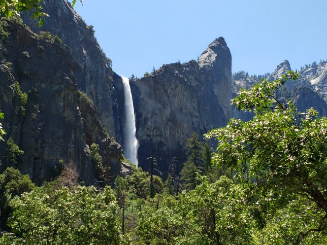 Waterfall in Yosemite National Park, June 2023